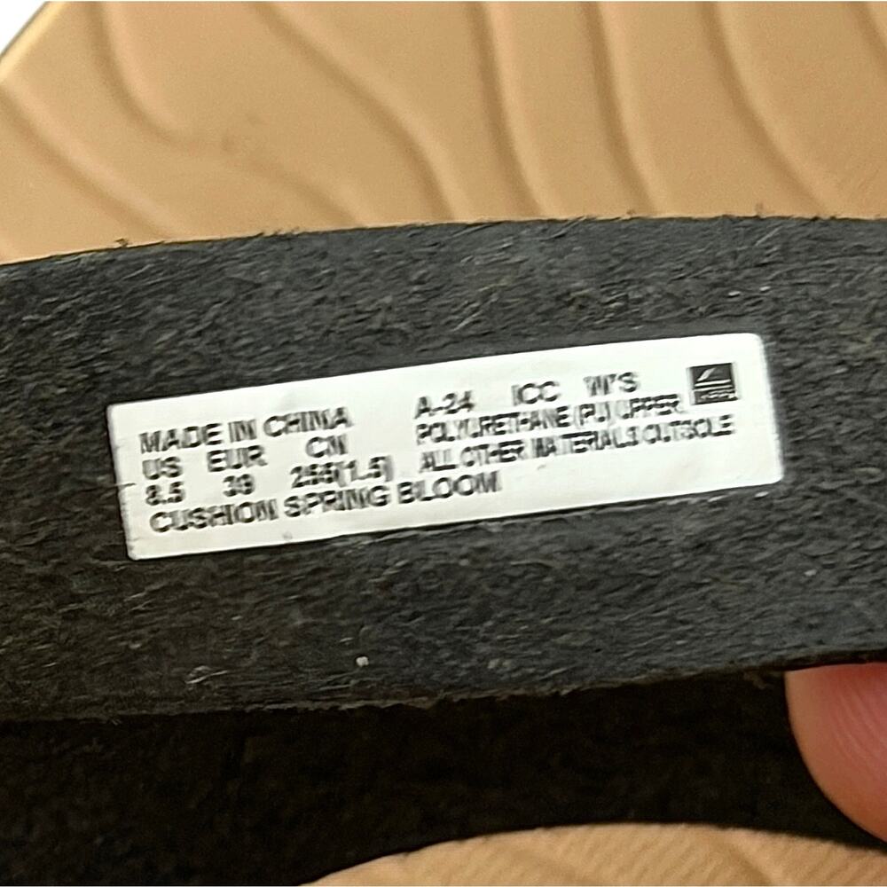 Reef Cushion Spring Bloom Slide Sandals Black Women’s 8.5 Beach Resort NWT - Picture 7 of 8